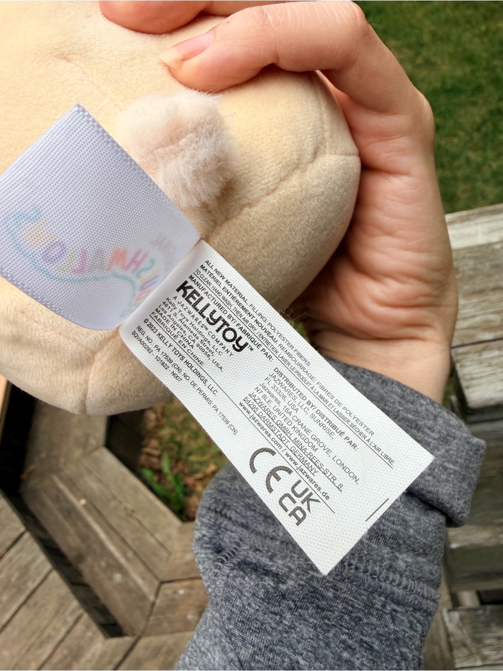 SQUISHMALLOWS Fuzzy Belly Hara Bunny Plush Small - Picture 9 of 9